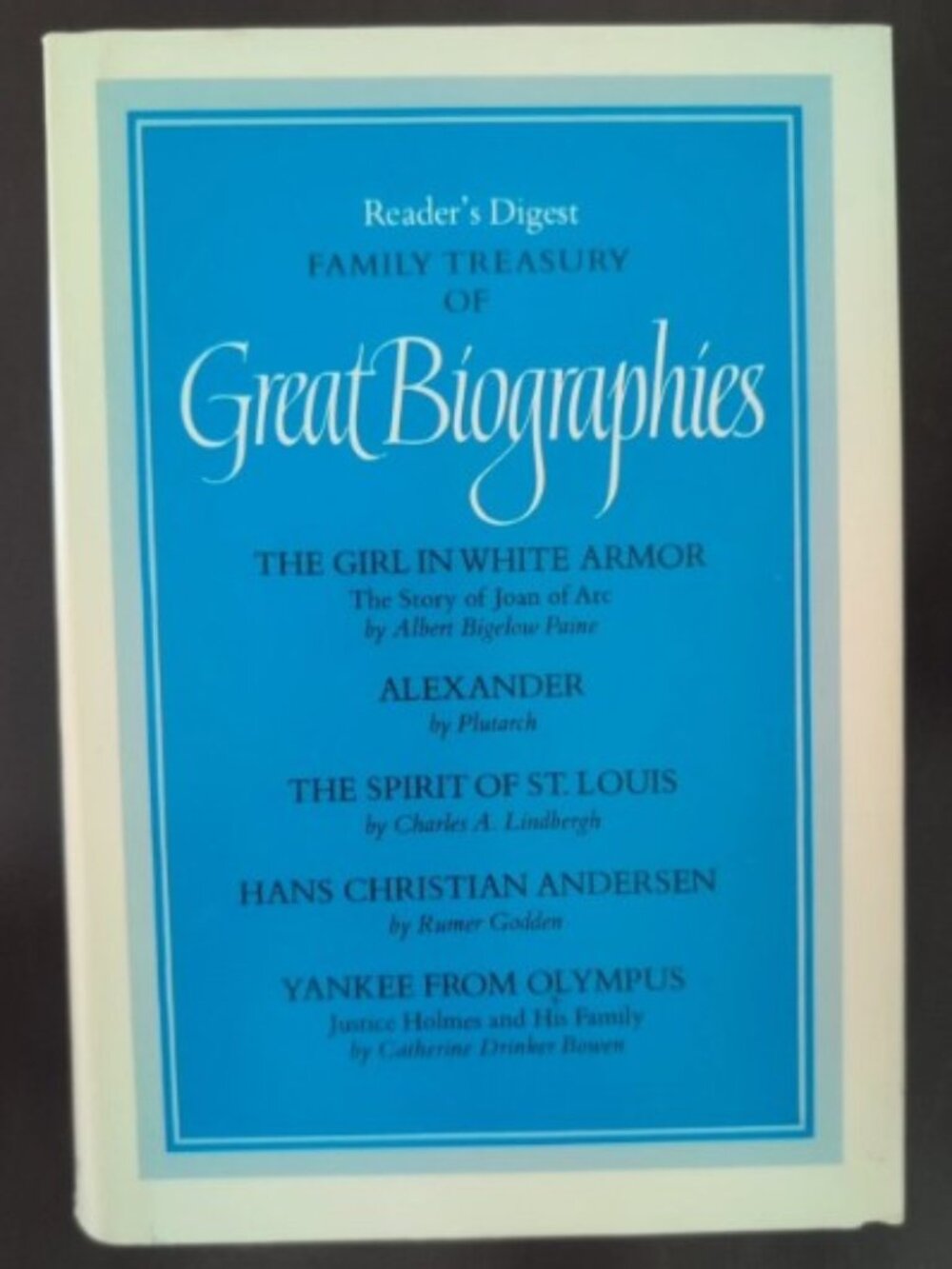 1st Ed. Reader's Digest Family Treasury Of Great Biographies Volume VI Hardcover